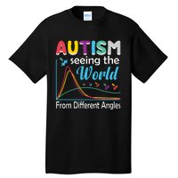 Autism Seeing The World From Different Angle Tall T-Shirt