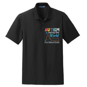 Autism Seeing The World From Different Angle Dry Zone Grid Polo