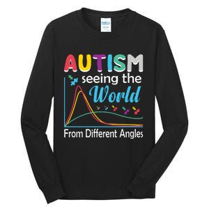 Autism Seeing The World From Different Angle Tall Long Sleeve T-Shirt