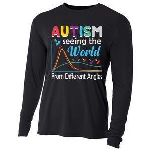 Autism Seeing The World From Different Angle Cooling Performance Long Sleeve Crew