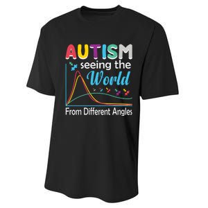 Autism Seeing The World From Different Angle Performance Sprint T-Shirt