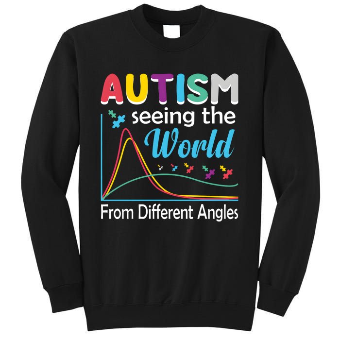 Autism Seeing The World From Different Angle Tall Sweatshirt