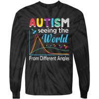 Autism Seeing The World From Different Angle Tie-Dye Long Sleeve Shirt