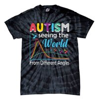 Autism Seeing The World From Different Angle Tie-Dye T-Shirt