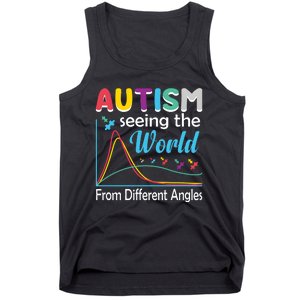 Autism Seeing The World From Different Angle Tank Top