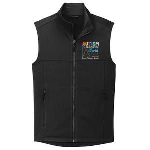 Autism Seeing The World From Different Angle Collective Smooth Fleece Vest