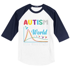 Autism Seeing The World From Different Angle Baseball Sleeve Shirt