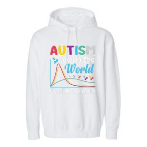 Autism Seeing The World From Different Angle Garment-Dyed Fleece Hoodie