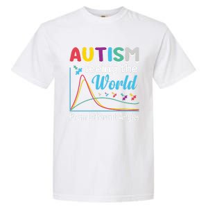 Autism Seeing The World From Different Angle Garment-Dyed Heavyweight T-Shirt