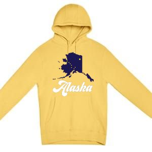 Alaska State The Last Frontier Alaska Home Premium Pullover Hoodie