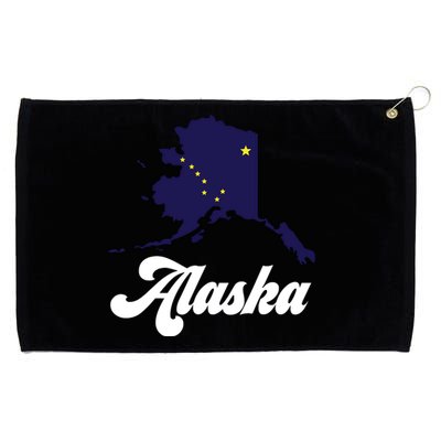 Alaska State The Last Frontier Alaska Home Grommeted Golf Towel