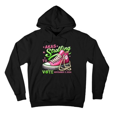 Akas Strolling To Vote November 5 2024 Kamala Harris Design Hoodie