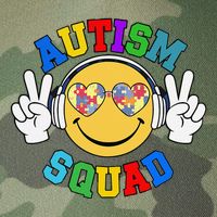 Autism Squad Team Support Inclusion And Awareness Legacy Tie Dye Trucker Hat