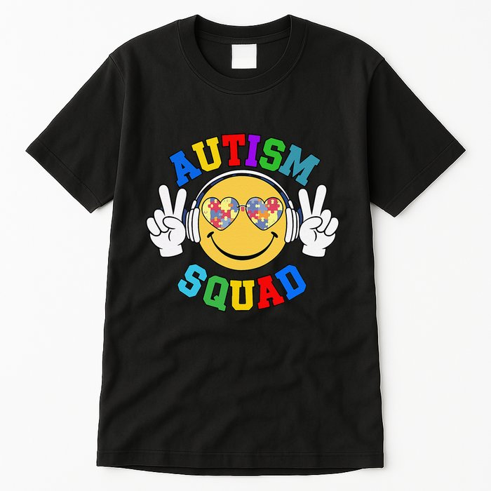 Autism Squad Team Support Inclusion And Awareness Tall T-Shirt