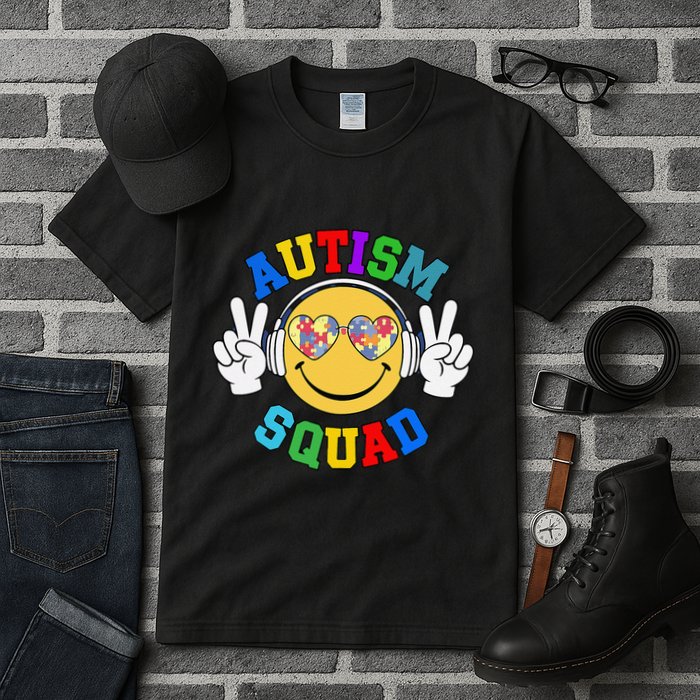 Autism Squad Team Support Inclusion And Awareness Tall T-Shirt