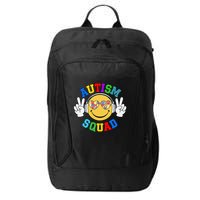 Autism Squad Team Support Inclusion And Awareness City Backpack
