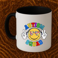 Autism Squad Team Support Inclusion And Awareness Mug