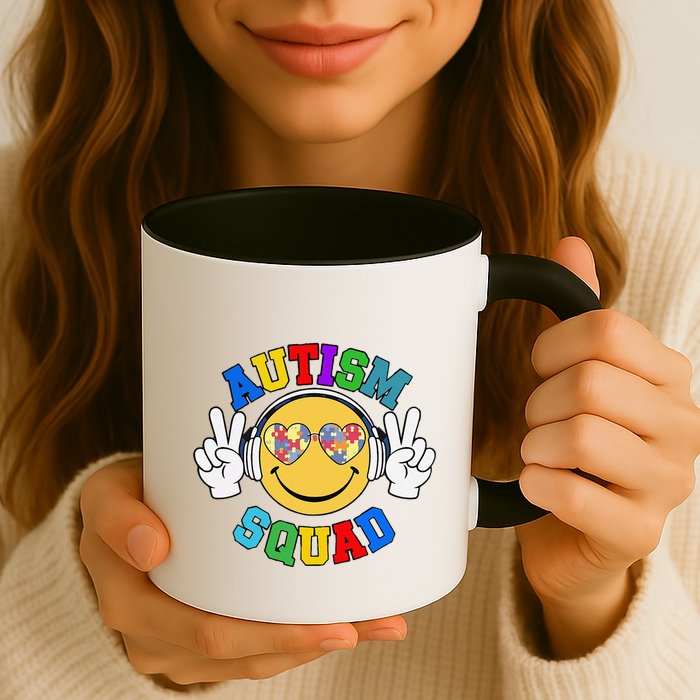 Autism Squad Team Support Inclusion And Awareness Mug