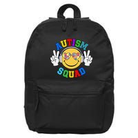 Autism Squad Team Support Inclusion And Awareness 16 in Basic Backpack