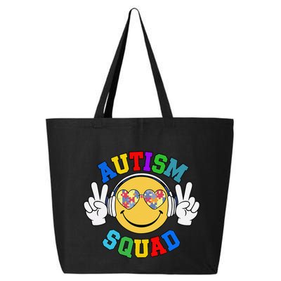 Autism Squad Team Support Inclusion And Awareness 25L Jumbo Tote