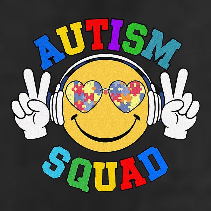 Autism Squad Team Support Inclusion And Awareness 25L Jumbo Tote