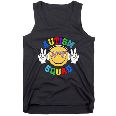 Autism Squad Team Support Inclusion And Awareness Tank Top