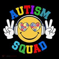 Autism Squad Team Support Inclusion And Awareness Tank Top