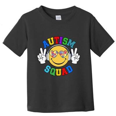 Autism Squad Team Support Inclusion And Awareness Toddler T-Shirt