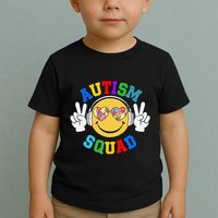 Autism Squad Team Support Inclusion And Awareness Toddler T-Shirt