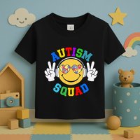 Autism Squad Team Support Inclusion And Awareness Toddler T-Shirt