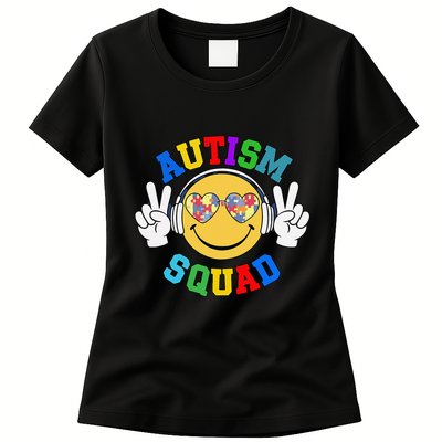 Autism Squad Team Support Inclusion And Awareness Womens T-Shirt