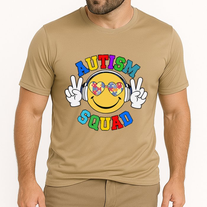 Autism Squad Team Support Inclusion And Awareness Performance Shirt