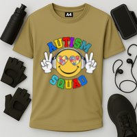 Autism Squad Team Support Inclusion And Awareness Performance Shirt
