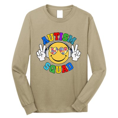 Autism Squad Team Support Inclusion And Awareness Long Sleeve Shirt