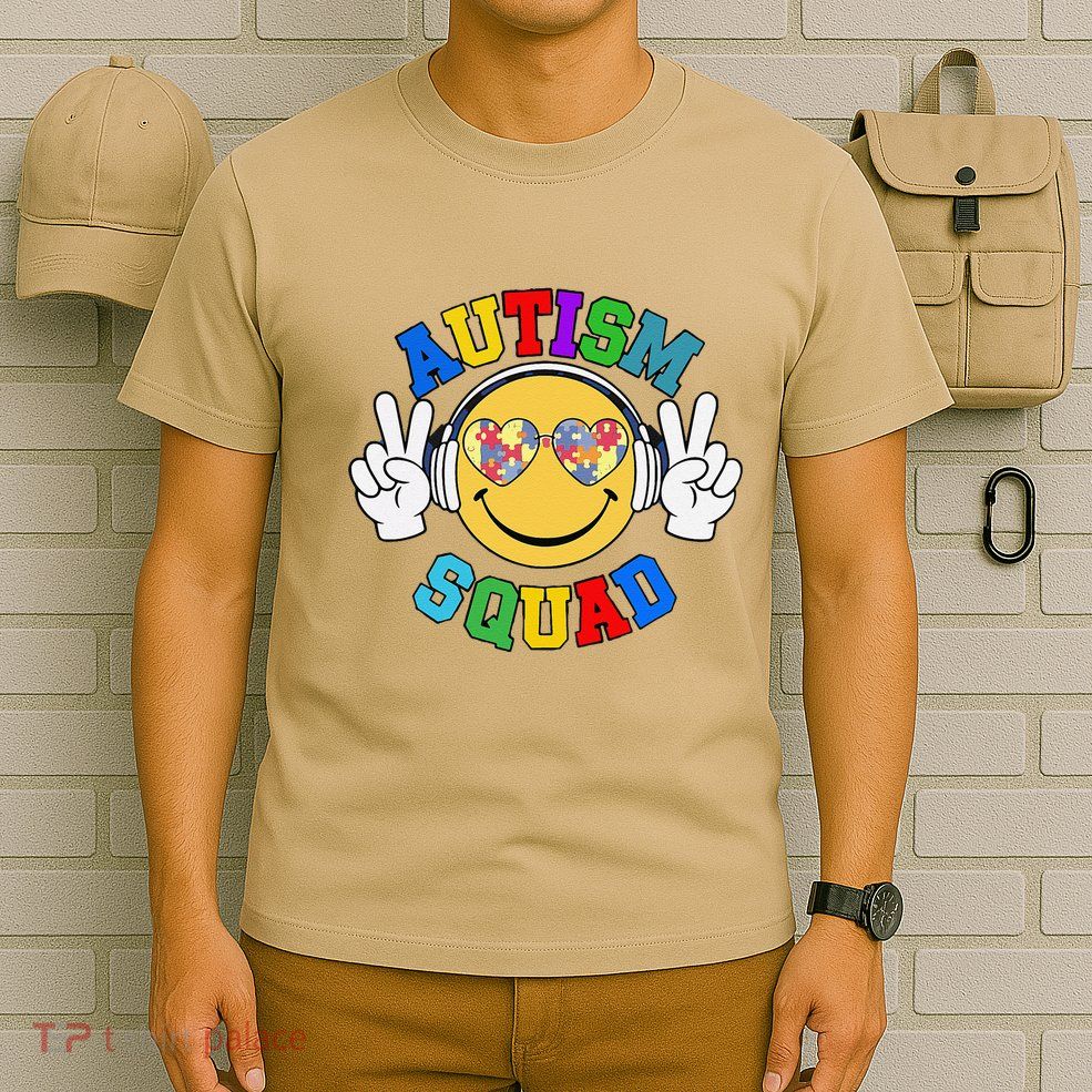 Autism Squad Team Support Inclusion And Awareness T-Shirt