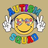 Autism Squad Team Support Inclusion And Awareness Mousepad