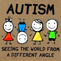 Autism Seeing The World From A Different Angle Autism Gifts Cotton Canvas Backpack