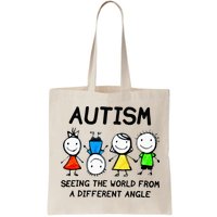 Autism Seeing The World From A Different Angle Autism Gifts Bag