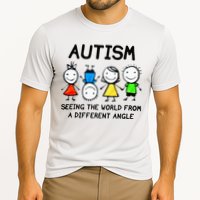 Autism Seeing The World From A Different Angle Autism Gifts Performance Shirt