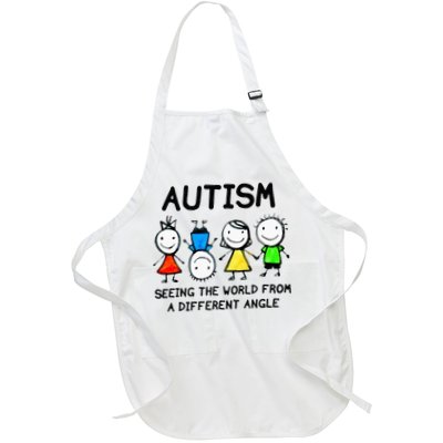 Autism Seeing The World From A Different Angle Autism Gifts Apron