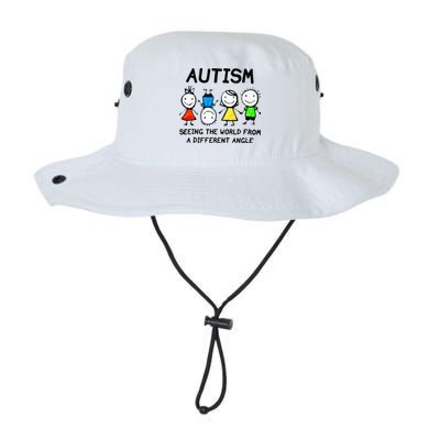 Autism Seeing The World From A Different Angle Autism Gifts Bucket Hat