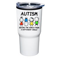 Autism Seeing The World From A Different Angle Autism Gifts Tumbler