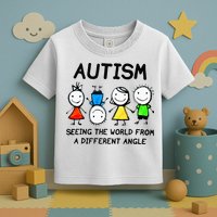 Autism Seeing The World From A Different Angle Autism Gifts Toddler T-Shirt