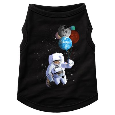 Astro Cat With Planet Balloons Doggie Tank