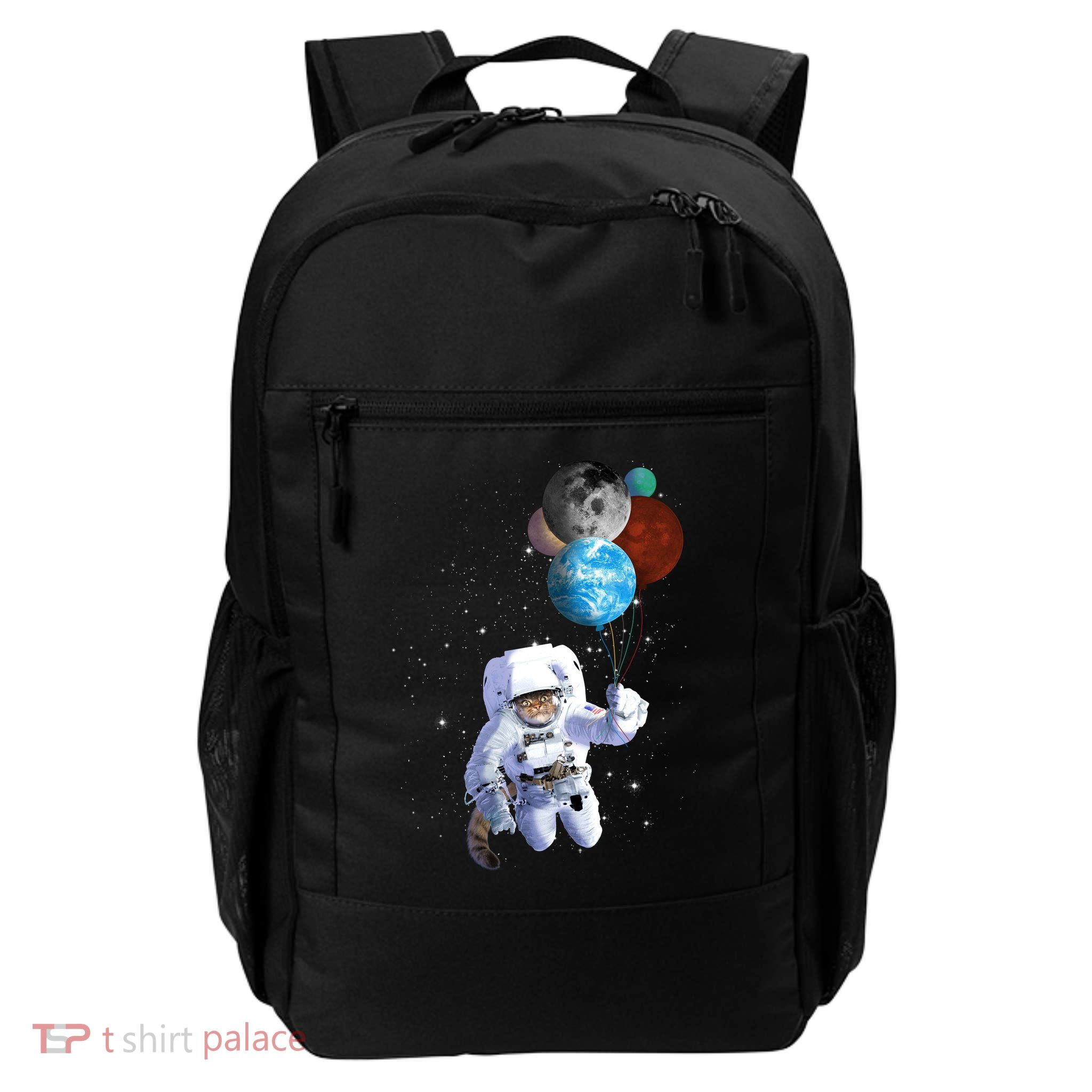 Astro Cat With Planet Balloons Daily Commute Backpack