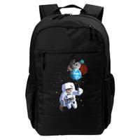 Astro Cat With Planet Balloons Backpack