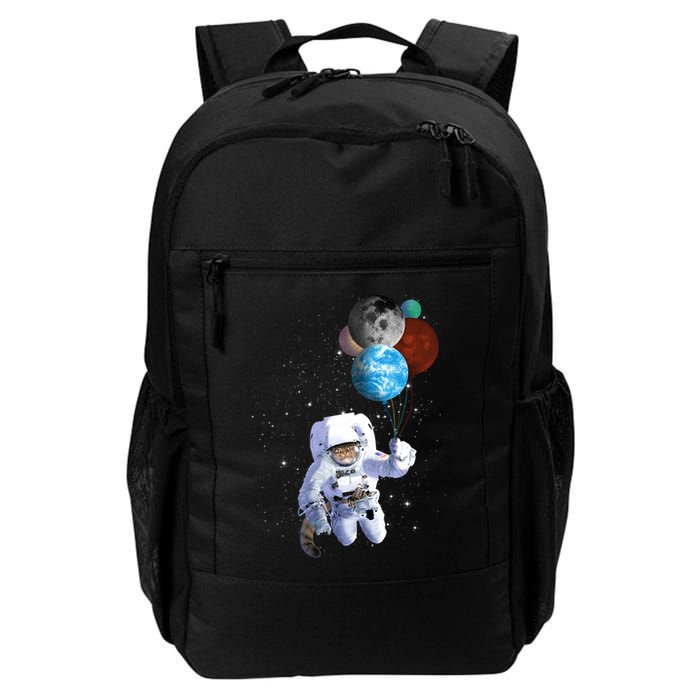 Astro Cat With Planet Balloons Backpack
