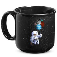Astro Cat With Planet Balloons 15oz Campfire Ceramic Mug