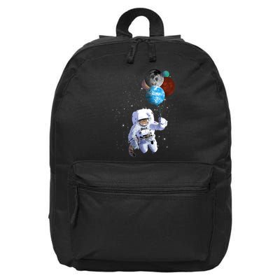 Astro Cat With Planet Balloons 16 in Basic Backpack