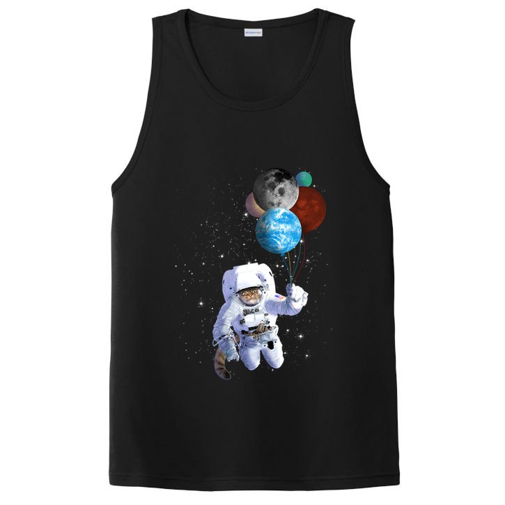 Astro Cat With Planet Balloons PosiCharge Competitor Tank